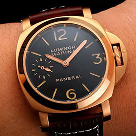 2021パネライピー時計を買う必要がありますか？ ルミノール マリーナ PAM00111 ピンクゴールド